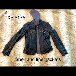 Harley Davidson Leather Jacket w/ Inside Jacket
